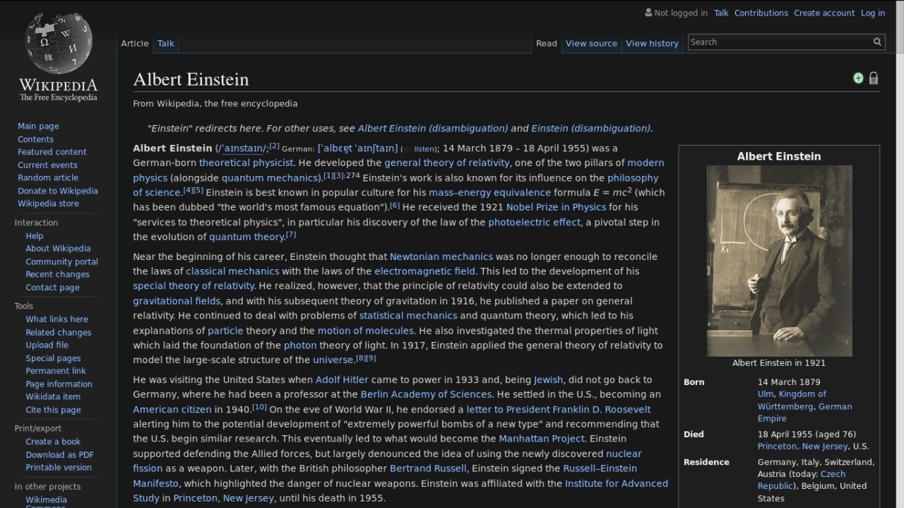 Wikipedia with Owl enabled